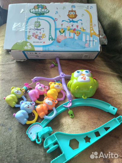 Музыкальная карусель на кроватку