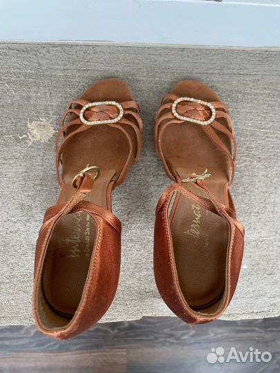 Бальные туфли латина 37 размер (рус), 23,5 размер