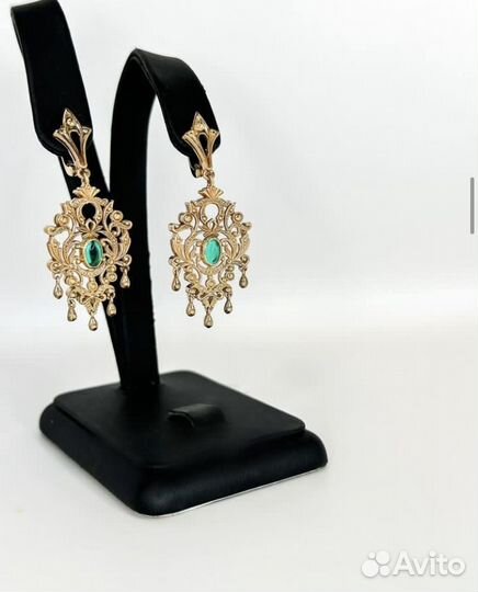 Золотые серьги 11,22 гр. 585
