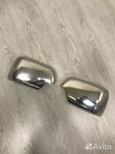 Накладки на зеркала (нерж) BMW X5 E53 (новые)