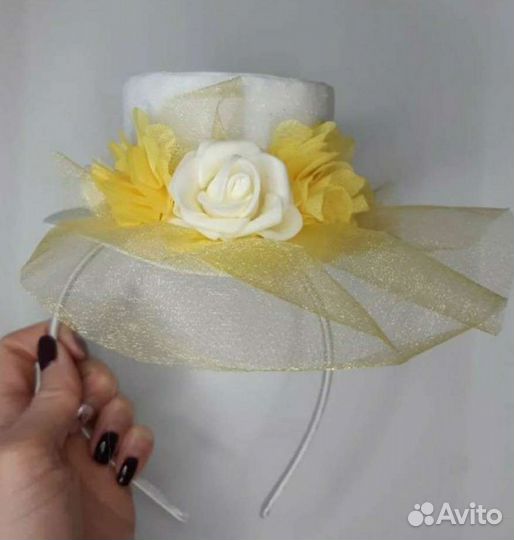 Шляпки на ободке или на заколке