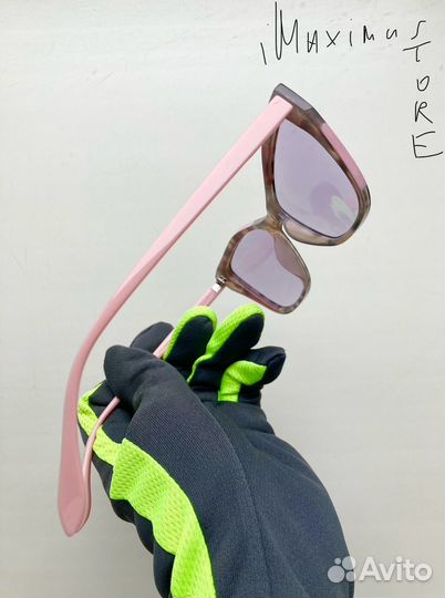 Компьютерные очки фотохромные женские розовые