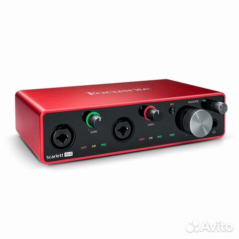 Звуковая карта focusrite Scarlett 4i4 3rd Gen