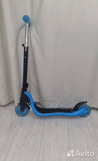 Самокат двухколёсный rush action синий детский