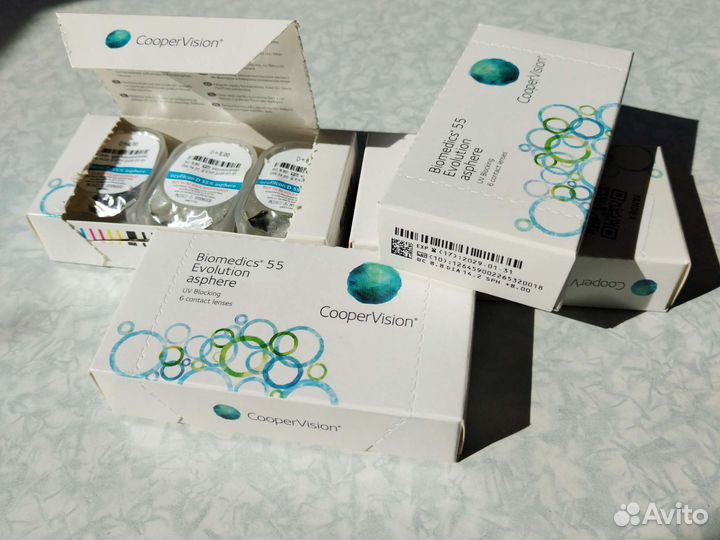 Контактные линзы Biomedics 55 Evolution +8.00