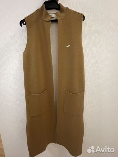 Жилет удлиненный акриловый U.S. polo assn