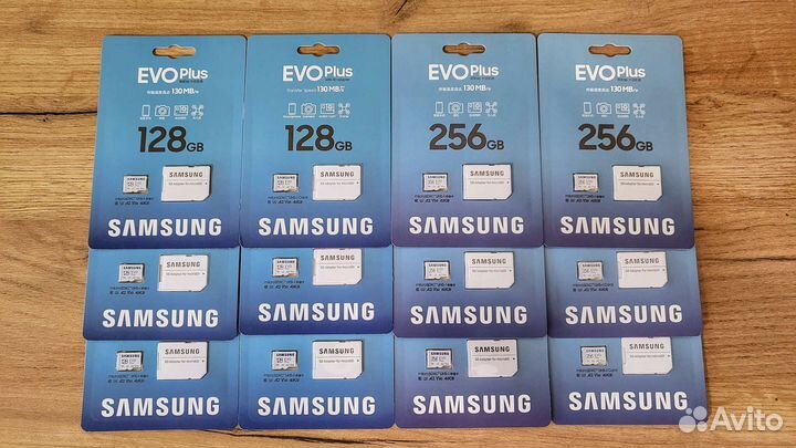 Карты памяти Samsung EVO Plus на 128gb и 256gb