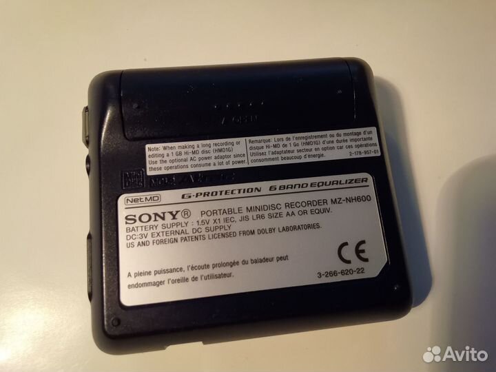 Sony MZ-NH600 портативный мини-диск рекордер