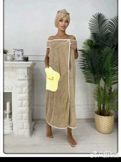 Банный набор халат килт и чалма