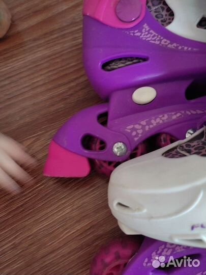 Роликовые коньки раздвижные fossa