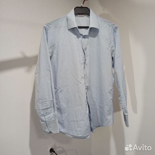 Рубашка школьная приталенная M