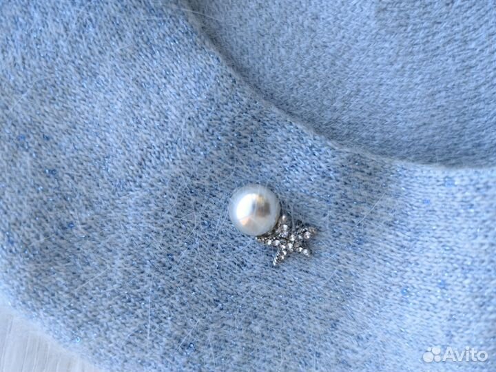 Очень теплый берет на зиму