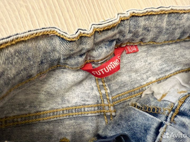Джинсы для девочки futurino, 104