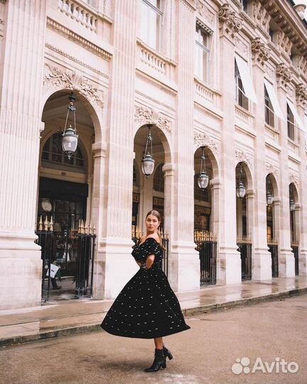 Бархатное платье