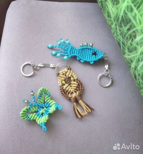 Брелки макраме