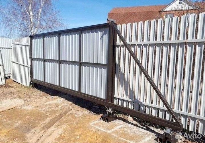 Откатные ворота под ключ