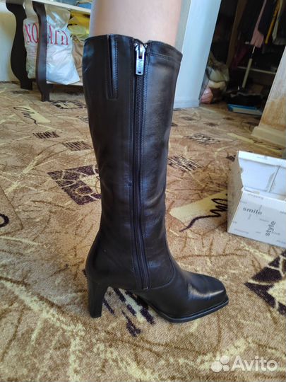 Сапоги женские зимние натуральная кожа