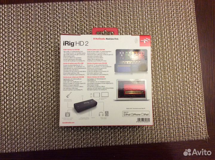 Цифровой гитарный интерфейс iRig HD 2