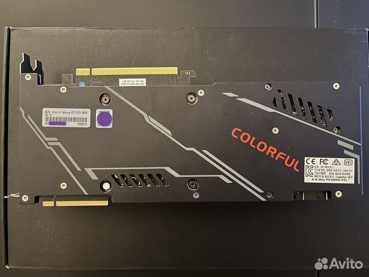 Видеокарта Colorful GeForce RTX 2070 super 8G-V