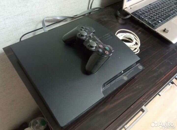 PlayStation 3 slim + куча игр, прошитая