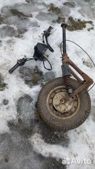 Руль вилка в сборе муравей