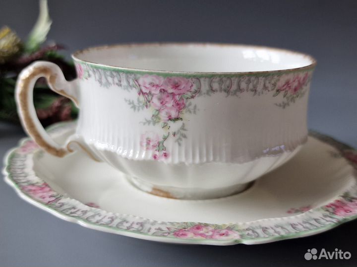 Чайная пара Limoges Франция