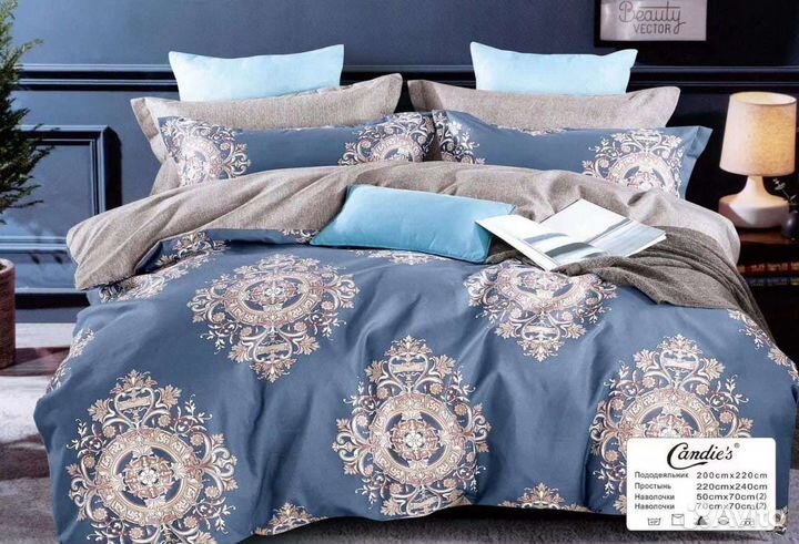 Постельное белье новое сатин, поплин