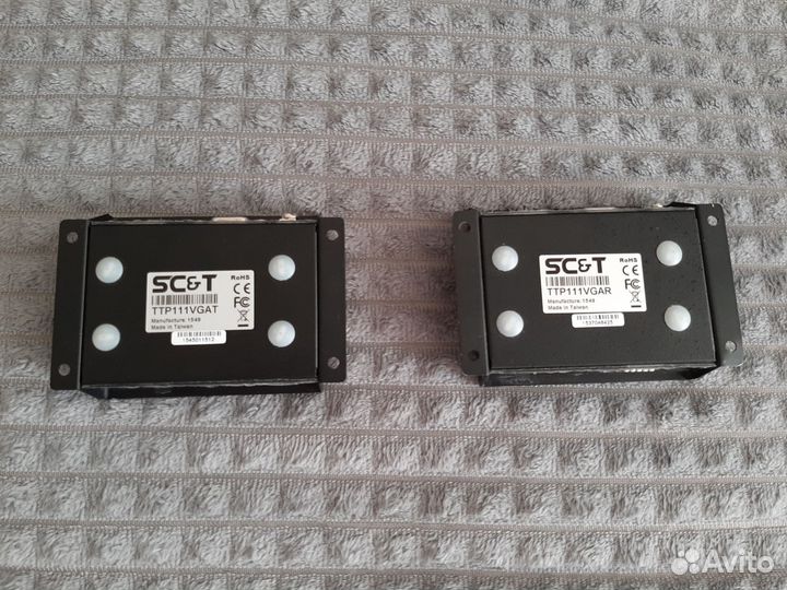 VGA удлинитель по витой паре SC&T