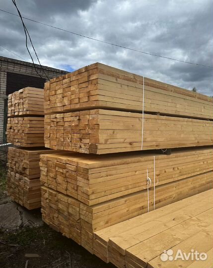 Доска обрезная 40х150х6000