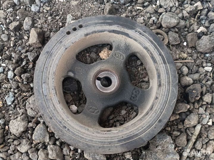 Шкив коленчатого вала kia rio