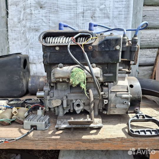 Двигатель на снегоход рысь 440