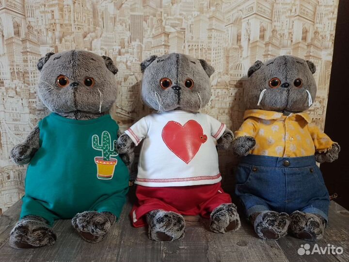 Большие Коты Басики 45см