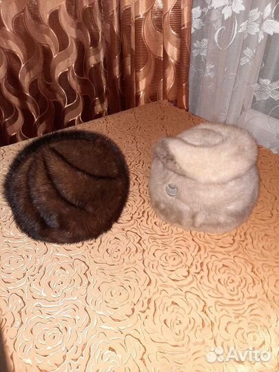 Шапка норковая женская