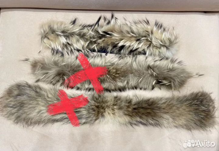 Опушка на воротник натуральный мех