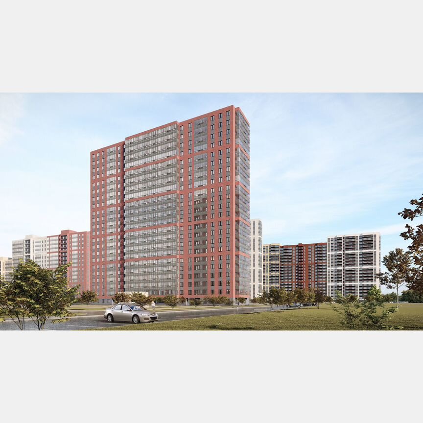 2-к. квартира, 55,2 м², 22/22 эт.