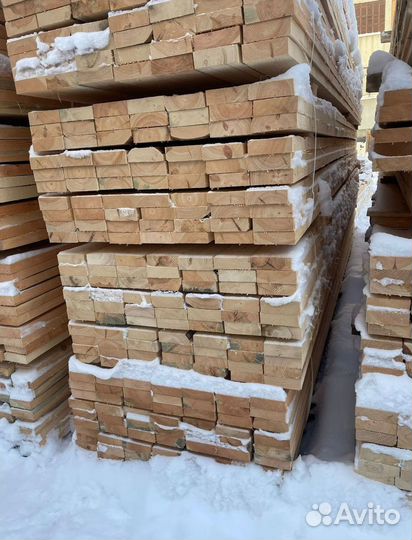 Доска обрезная 40х200х6000мм