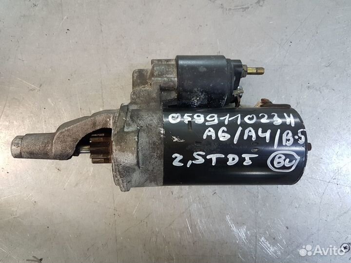 Стартер Audi VW 2,5 TDI V6 AFB AKE BDG BAU