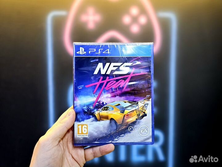 Новый диск ps4 ps5 Need For Speed Heat, на русском