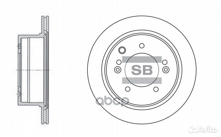 Диск тормозной KIA Sorento 2.4/3.5/2.5CRDi 02 S