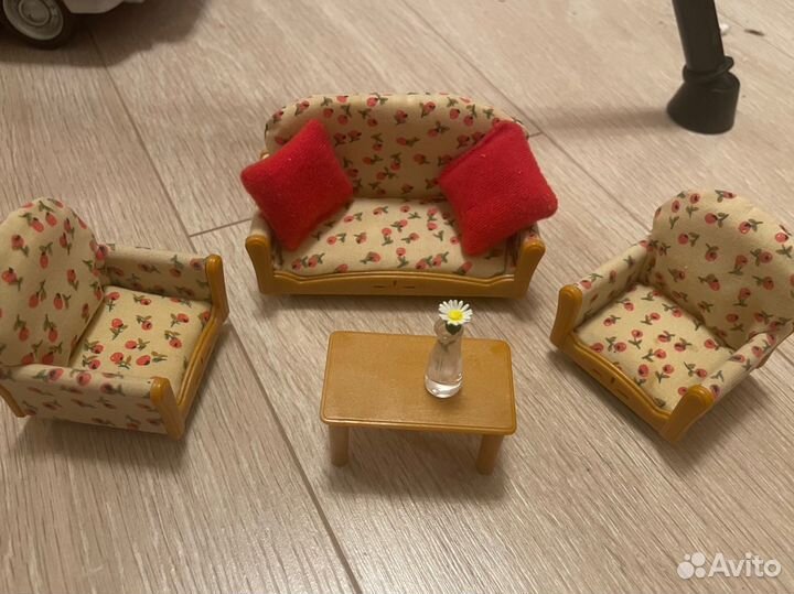 Sylvanian families мягкая мебель