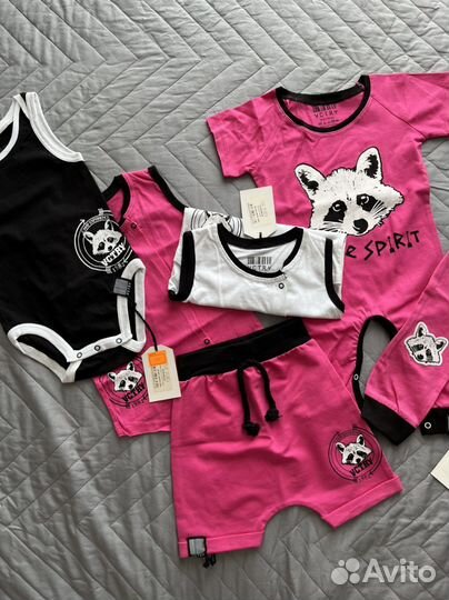 Детские вещи пакетом новые (9m/12/18m)