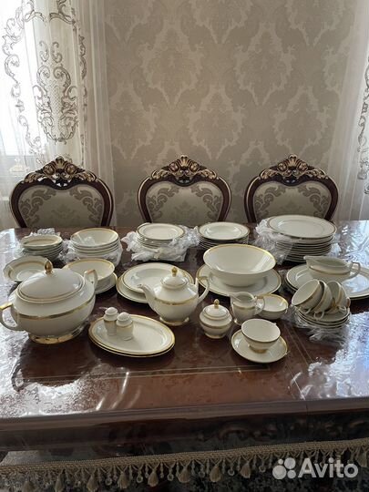 Обеденный+чайный сервиз Немецкой фирмы фалкен
