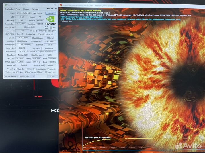 Видеокарты RTX 2060 super ventus OC (в идеале)