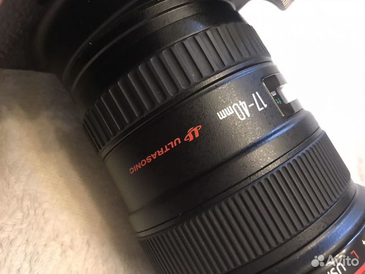 Объектив canon+вспышка