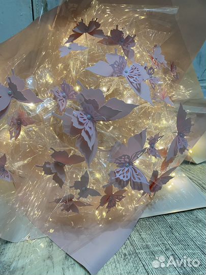 Букет из бабочек 3D