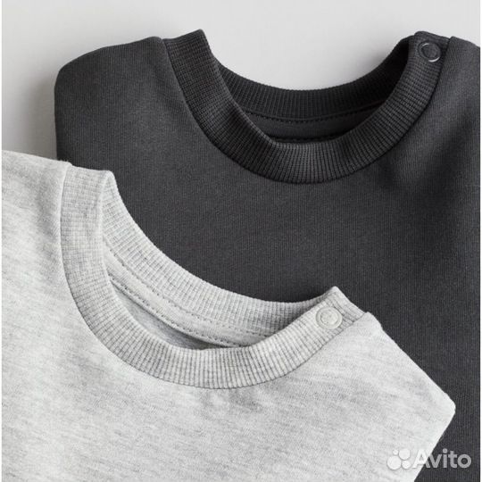 Комплект худи H&M с длинными рукавами, 2 штуки