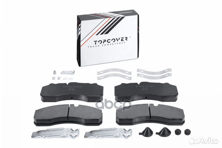 Колодки тормозные дисковые T02986001 topcover