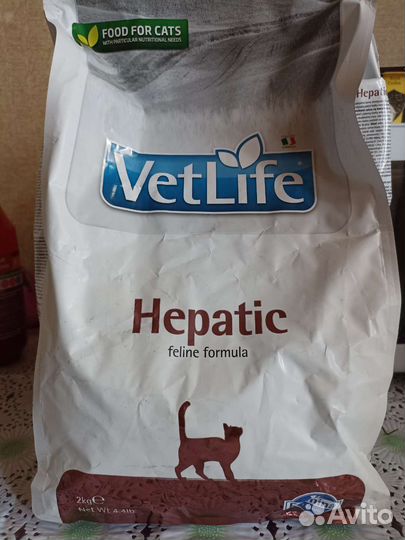Сухой корм для кошек VetLife Hepatic