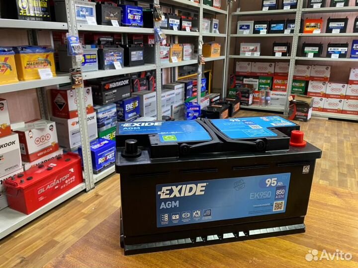 Аккумулятор Exide AGM 95 Ач на Бмв Мерседес Ауди