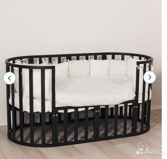 Детская овальная кроватка Incanto Nobelev 9 в 1